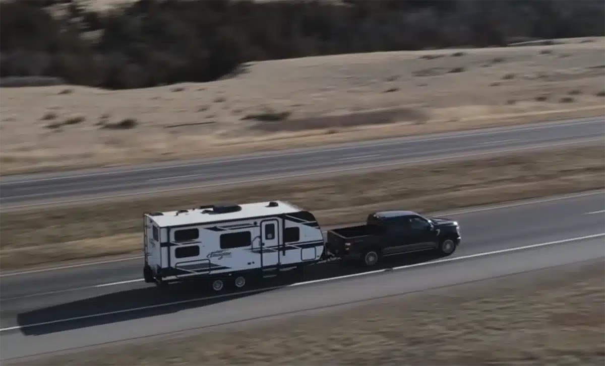 Full-Size Truck Engine Tows 7