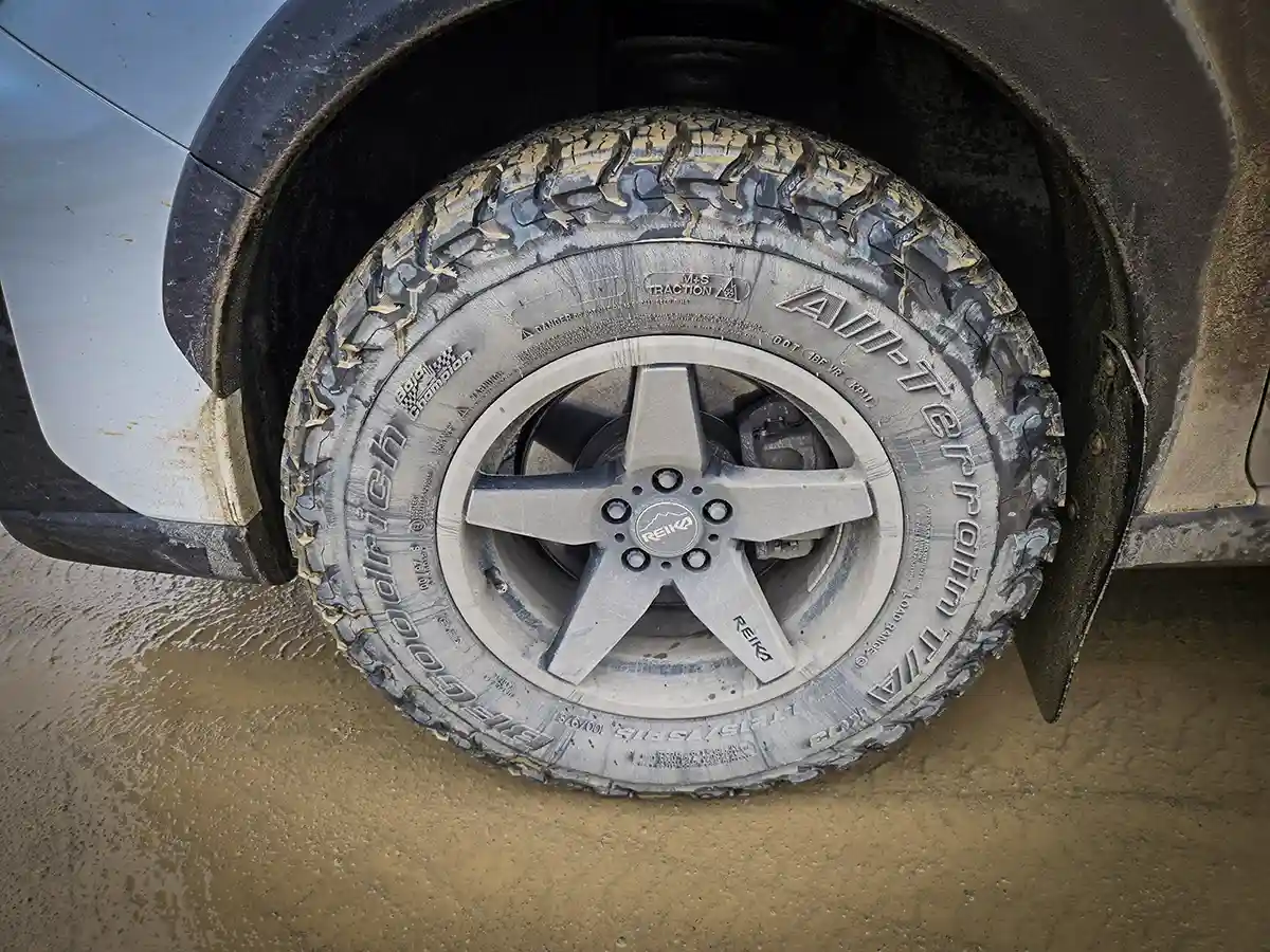 Muddy BFGoodrich All-Terrain T/A KO3 tire