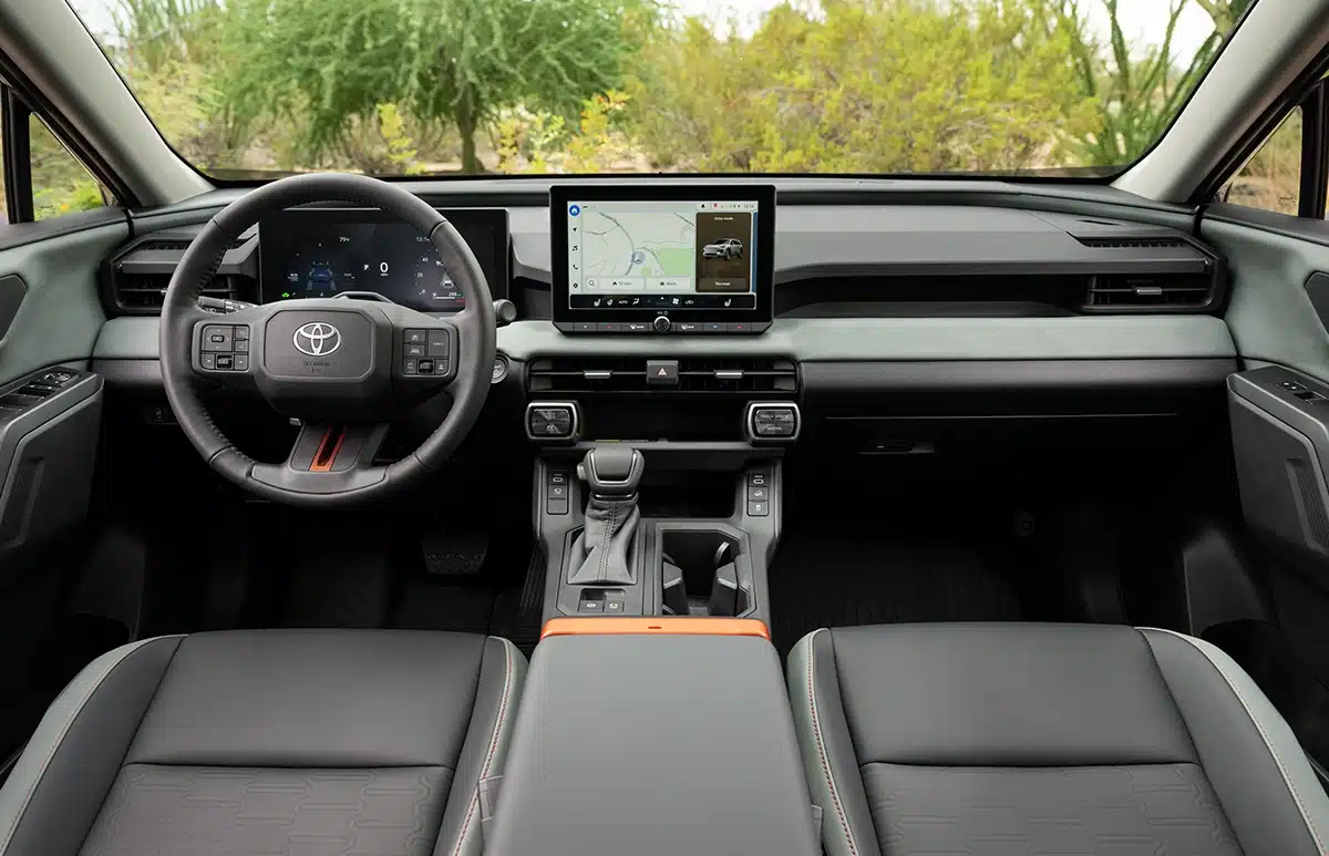 2026 Toyota RAV4 dashboard. (Photo courtesy of Toyota)