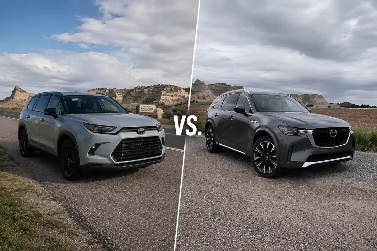 2025 Toyota Grand Highlander vs Mazda CX-90 1