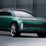 The seven-passenger, all electric SEVEN Concept from Hyundai.