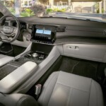 All-new 2022 Wagoneer features the pinnacle of premium SUV interiors with a modern American style and Uconnect 5 10.1-inch touchscreen radio.