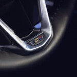 The 2023 Cadillac Escalade will be the first SUV to don the high-performance V-Series badge. Preproduction model shown. Actual production model will vary. Escalade-V availability will be announced spring 2022.