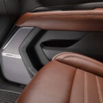 The Yukon Denali Ultimate includes stainless steel Bose speaker grilles.
