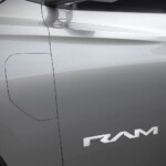 Ram 1500 Revolution Battery-electric Vehicle (BEV) Concept charge port, side view mirror and badging