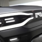 Ram 1500 Revolution Battery-electric Vehicle (BEV) Concept grille, badging and tuning fork headlight