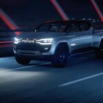 Ram 1500 Revolution Battery-electric Vehicle (BEV) Concept front 3/4 driving