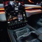 Ram 1500 Revolution Battery-electric Vehicle (BEV) Concept center console and screen Ram Revolution BEV Concept