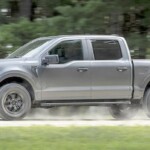 2024 Ford F-150 preproduction model shown with optional equipment. Available early 2024. Actual production vehicle may vary. Professional driver on closed course. Always consult the Owner’s Manual before off-road driving, know your terrain and trail difficult, and use appropriate safety gear.