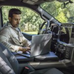 2024 Ford F-150 preproduction model shown with optional equipment. Available early 2024. Actual production vehicle may vary. Professional driver on closed course. Always consult the Owner’s Manual before off-road driving, know your terrain and trail difficult, and use appropriate safety gear.