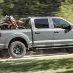 2024 Ford F-150 preproduction model shown with optional equipment. Available early 2024. Actual production vehicle may vary. Professional driver on closed course. Always consult the Owner’s Manual before off-road driving, know your terrain and trail difficult, and use appropriate safety gear.