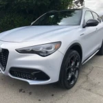 Front end of 2024 Alfa Romeo Stelvio Competizione. 2024 Alfa Romeo Stelvio Competizione 1