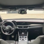 The interior layout looks great, but various pieces can be difficult to use. 2024 Alfa Romeo Stelvio Competizione 6